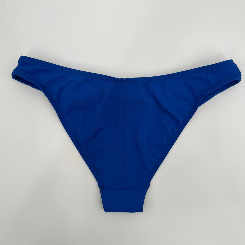 Robin Piccone Olivia Bikini Bottoms Size Large NEW Hipster Knot Blue Swim NWOT - Picture 3 of 11